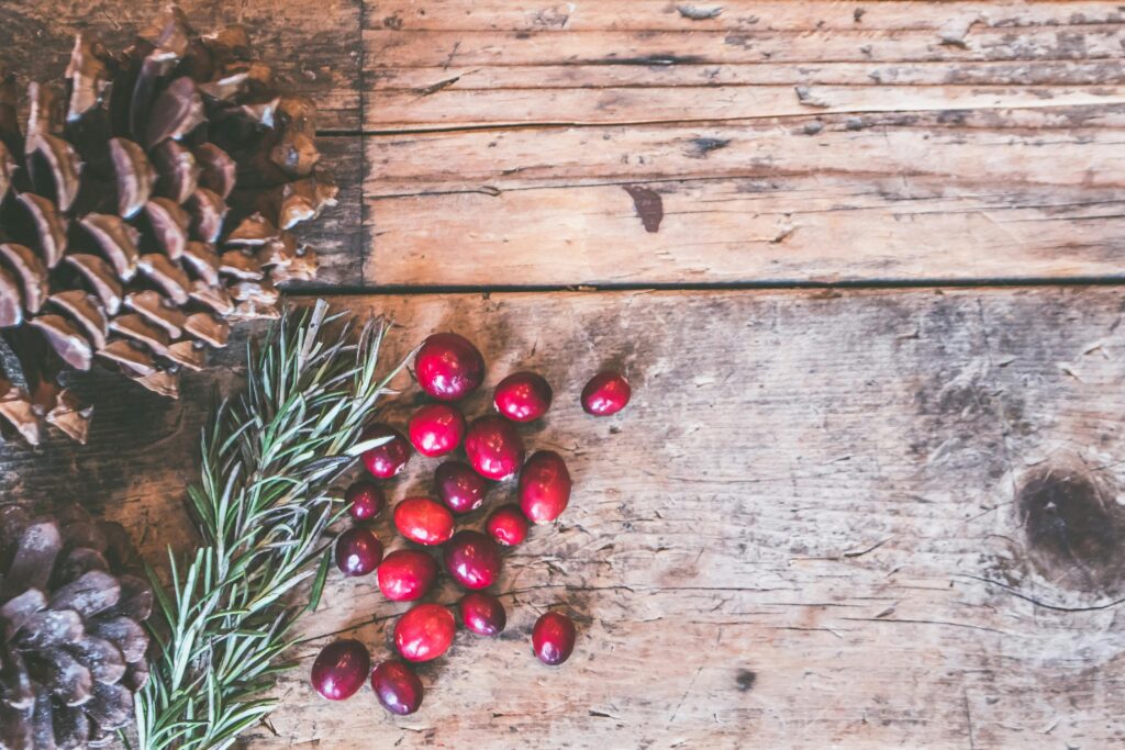 Red Fruits on Table