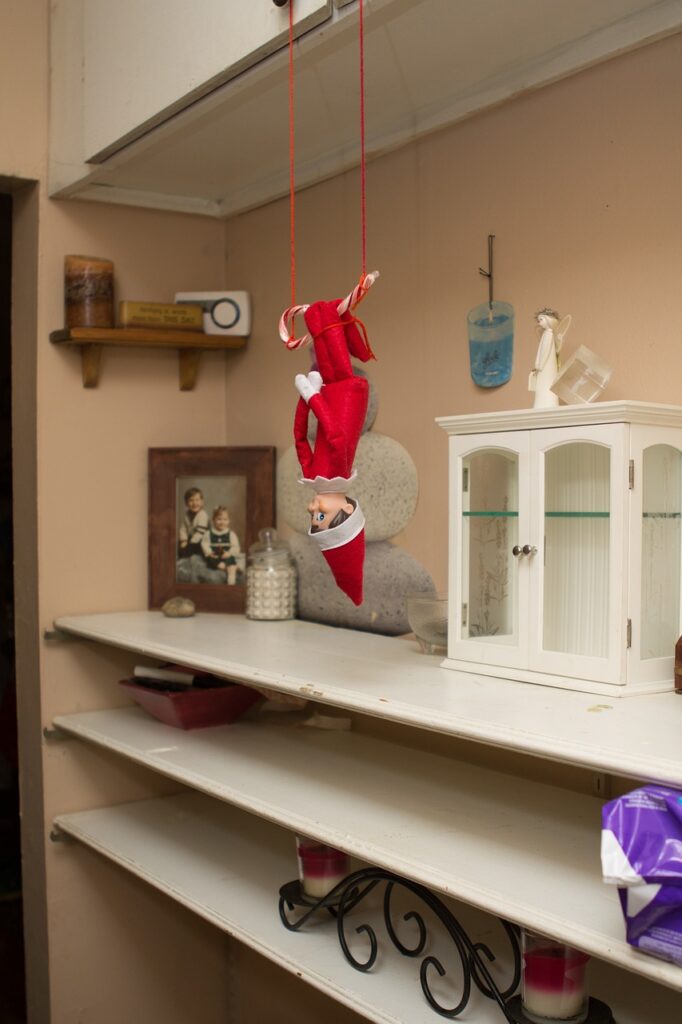 elf on shelf, christmas, holiday