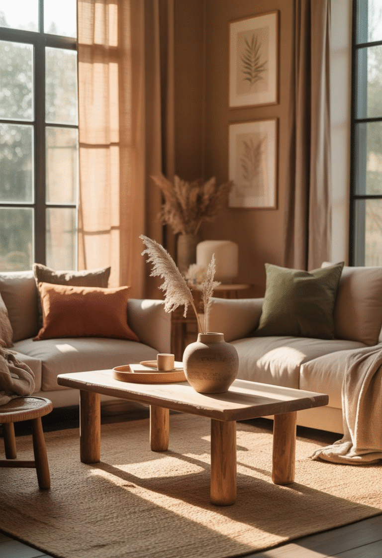 How to Create an Earthy Home That Feels Serene and Inviting With Simple Cozy Tips