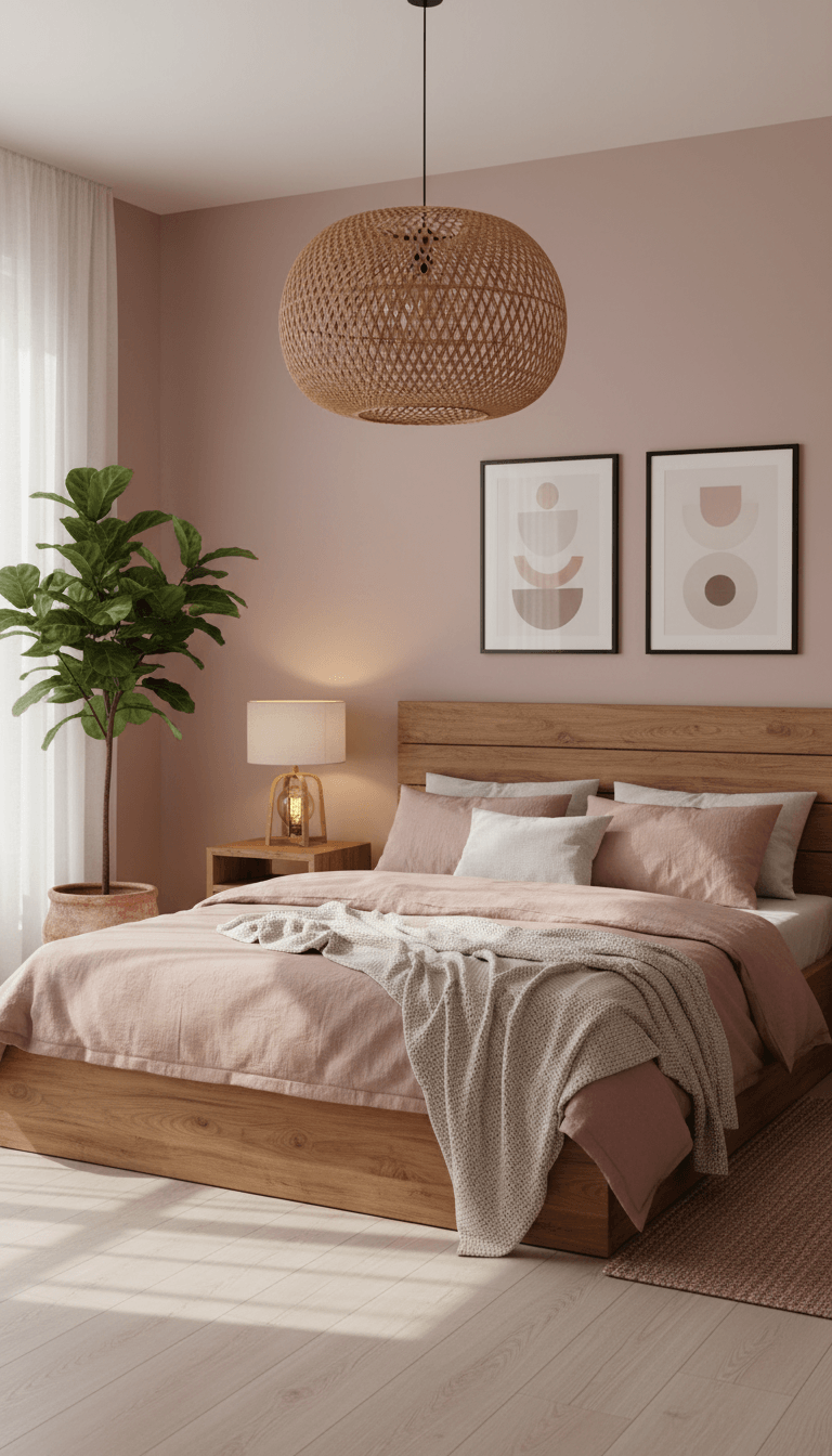 Furniture, Decor, and Lighting That Complement Dusty Pink
