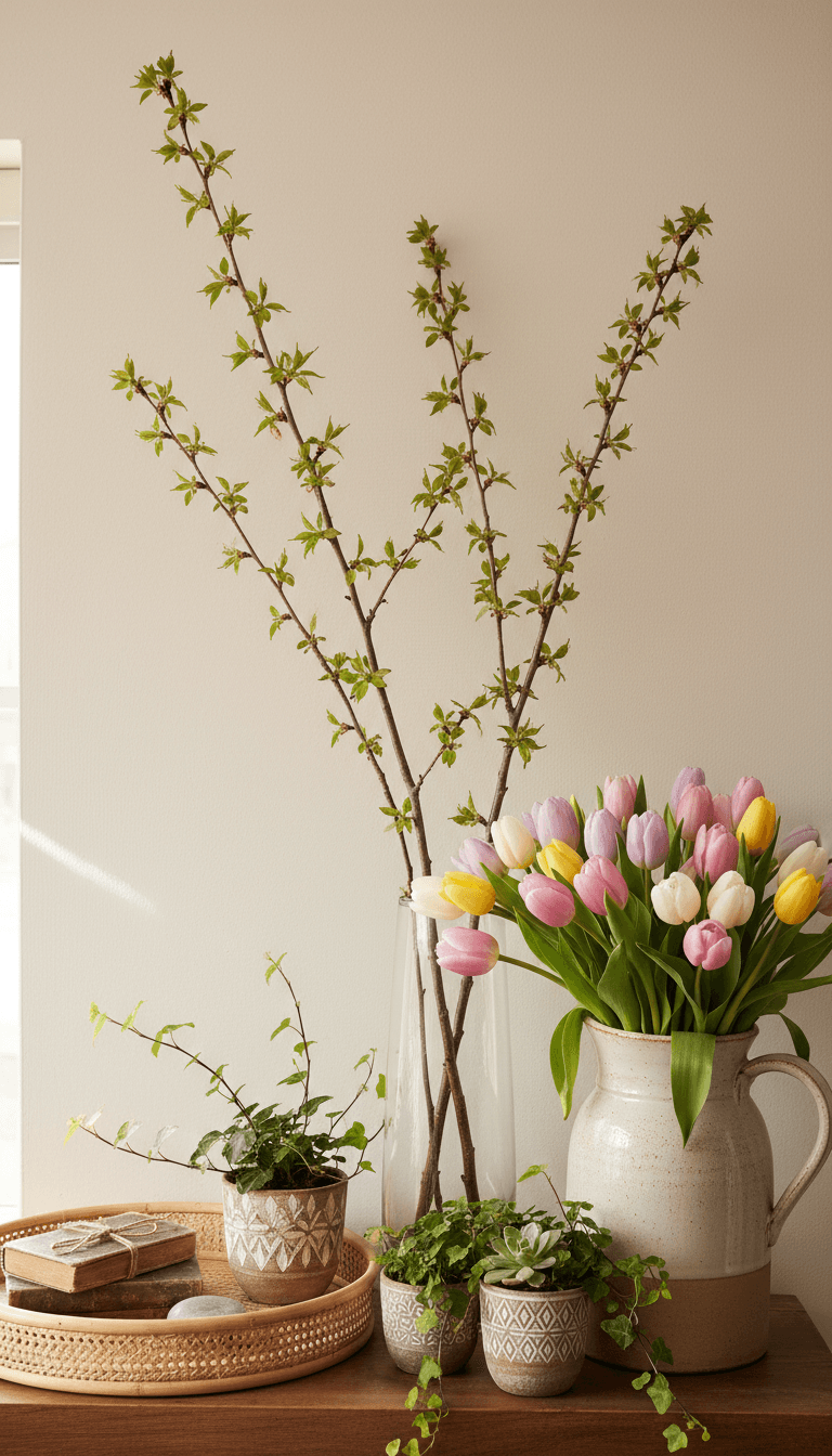 Layer Greenery, Florals, and Organic Textures