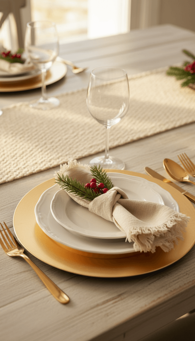 Festive and Stylish: Creative Ideas for Your Christmas Dinner Table Settings