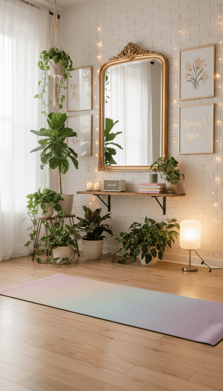 Make It Motivating: Decor, Lighting, and Personal Touches