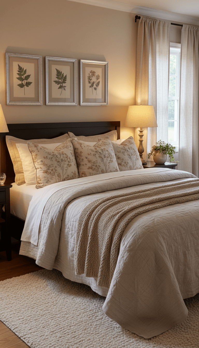 Soften the Space with Lighting, Curtains and Details