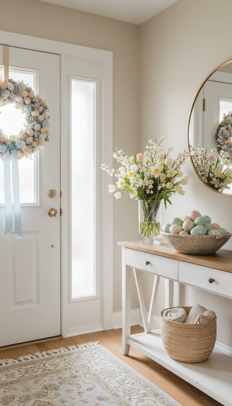 Create a Fresh Easter Entryway