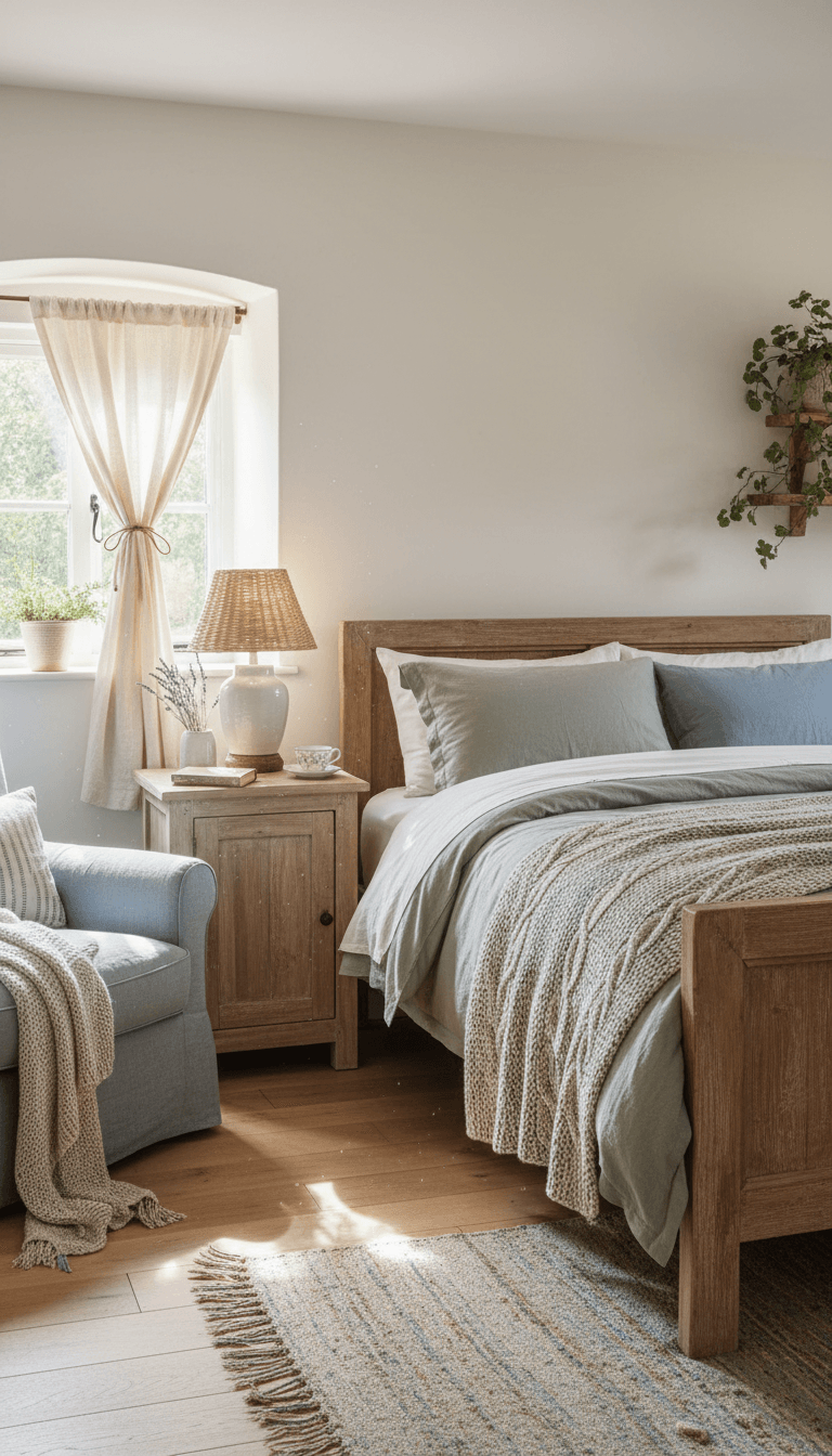 Start with a Soft, Comforting Colour Palette