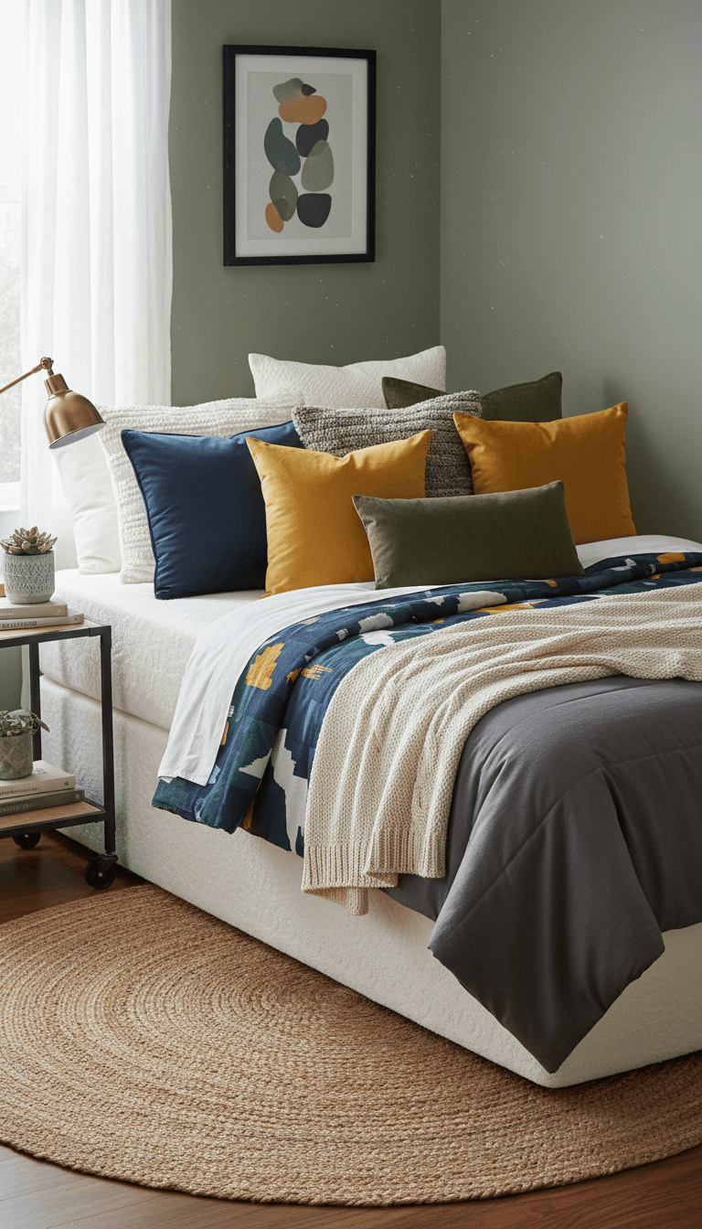 Create a Cozy, Layered Bed as Your Focal Point