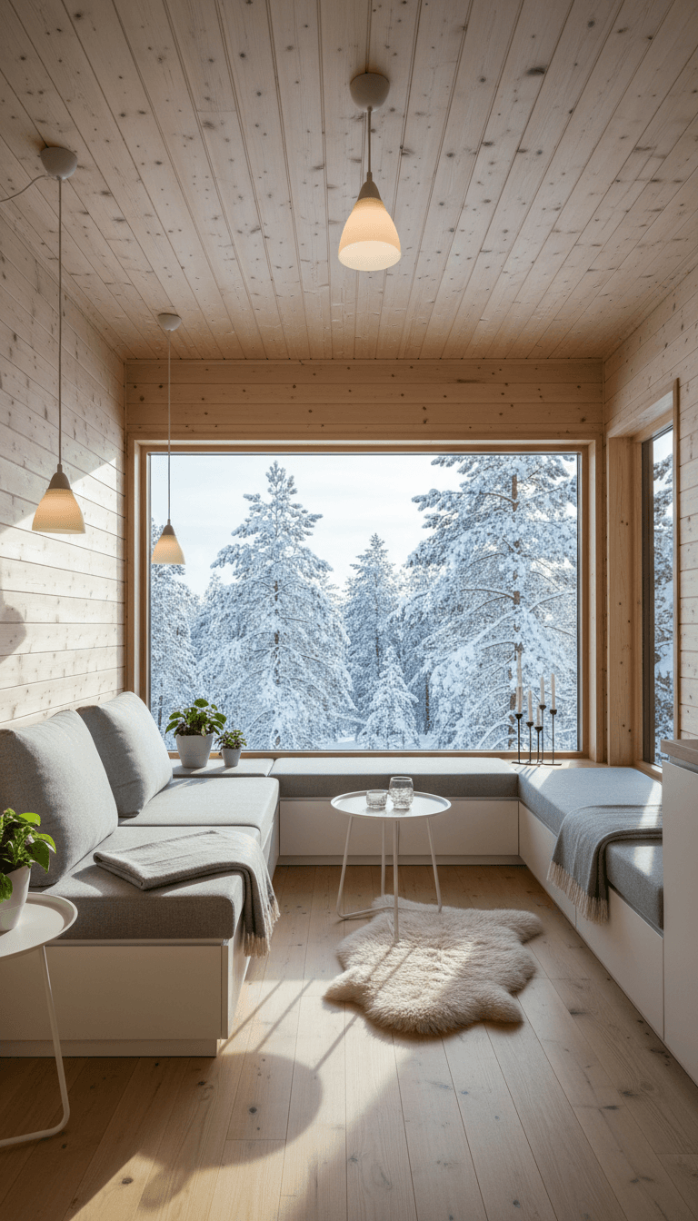 Scandinavian-Inspired Minimalist Cabin