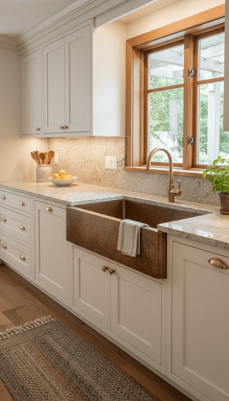 Copper Sinks and Countertops: Functional and Beautiful