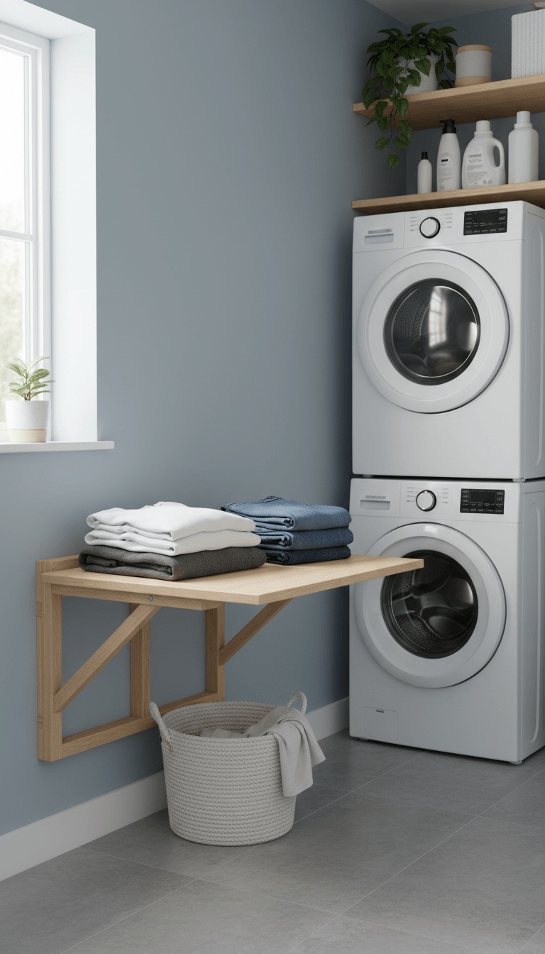 Install a Wall-Mounted Folding Table