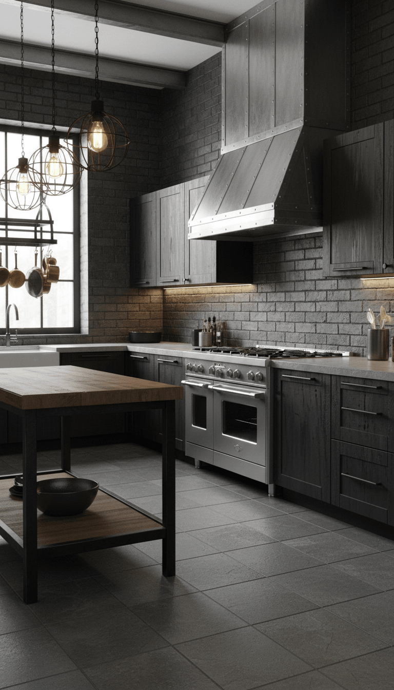 Industrial Metal-Look Hood Cover on a Budget