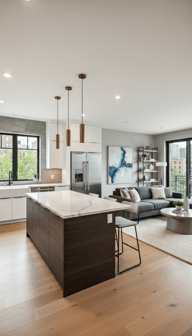 Show-Stopping Island Modular Kitchen