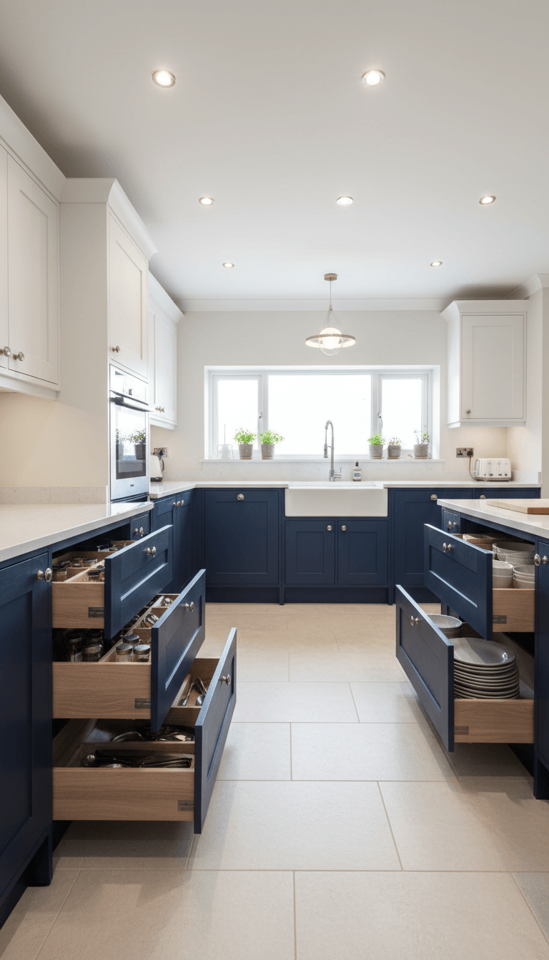 High-Performance U-Shaped Modular Kitchen