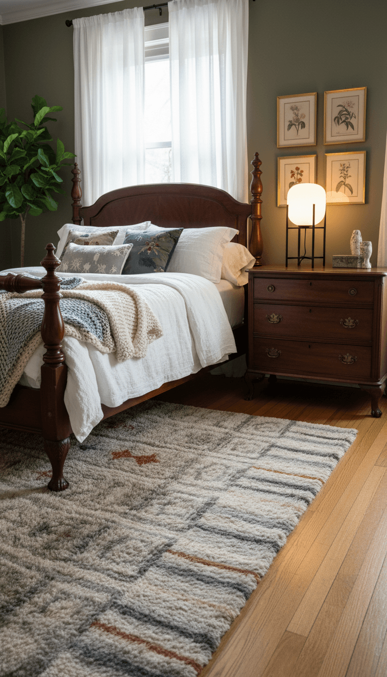 Mix Antique Furniture with Modern Comfort