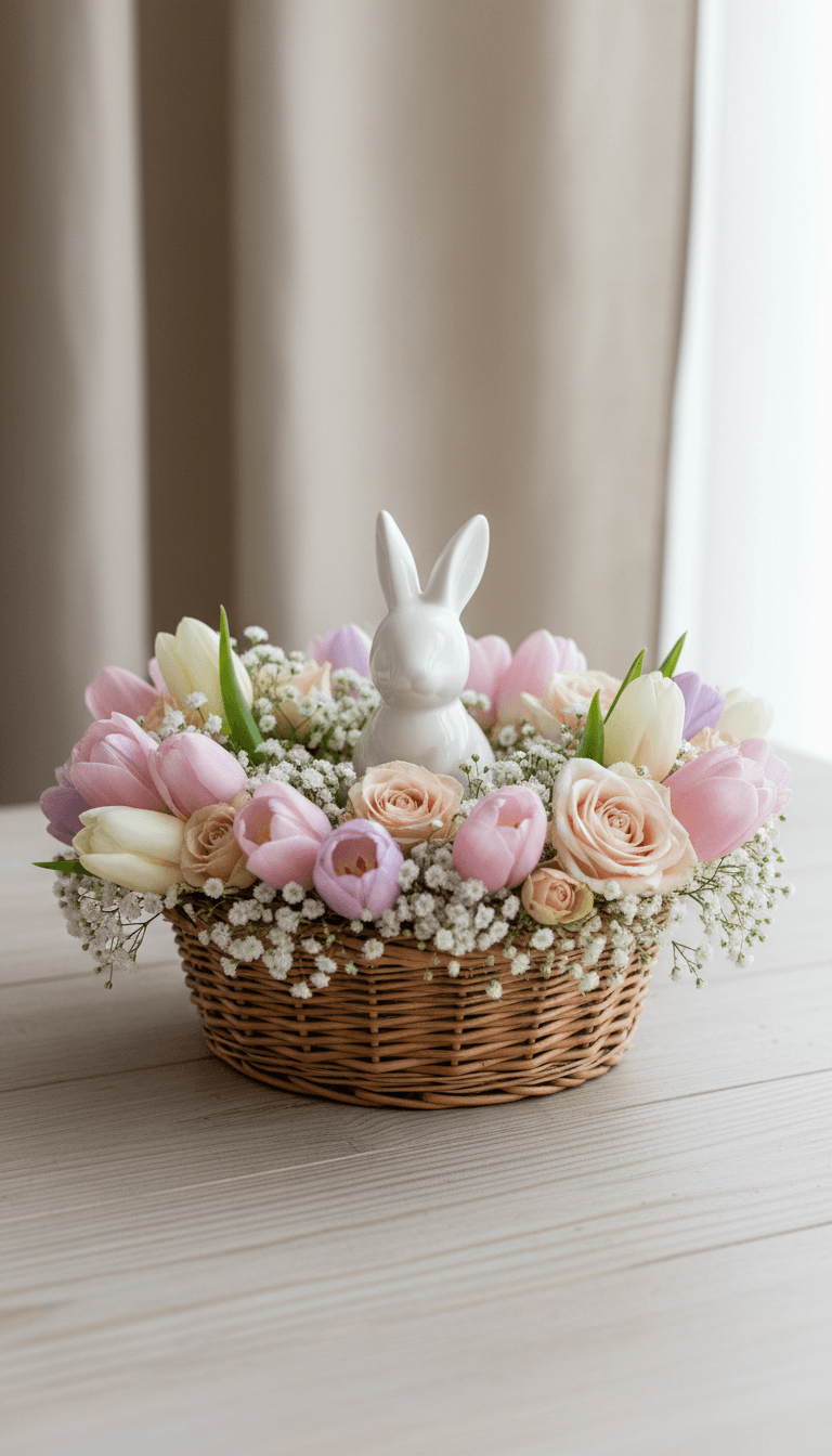 Bunny Basket Bloom Arrangement