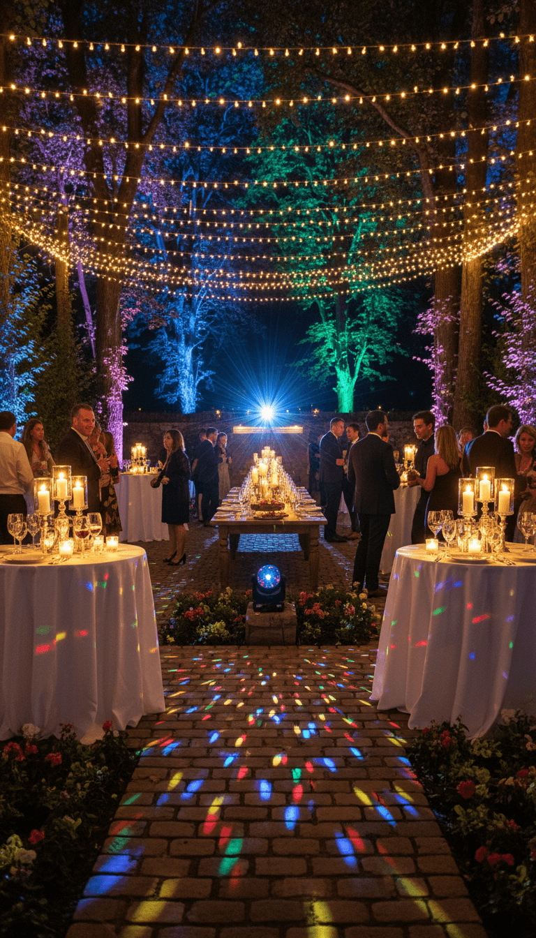 Set the Mood with Layered Disco Lighting