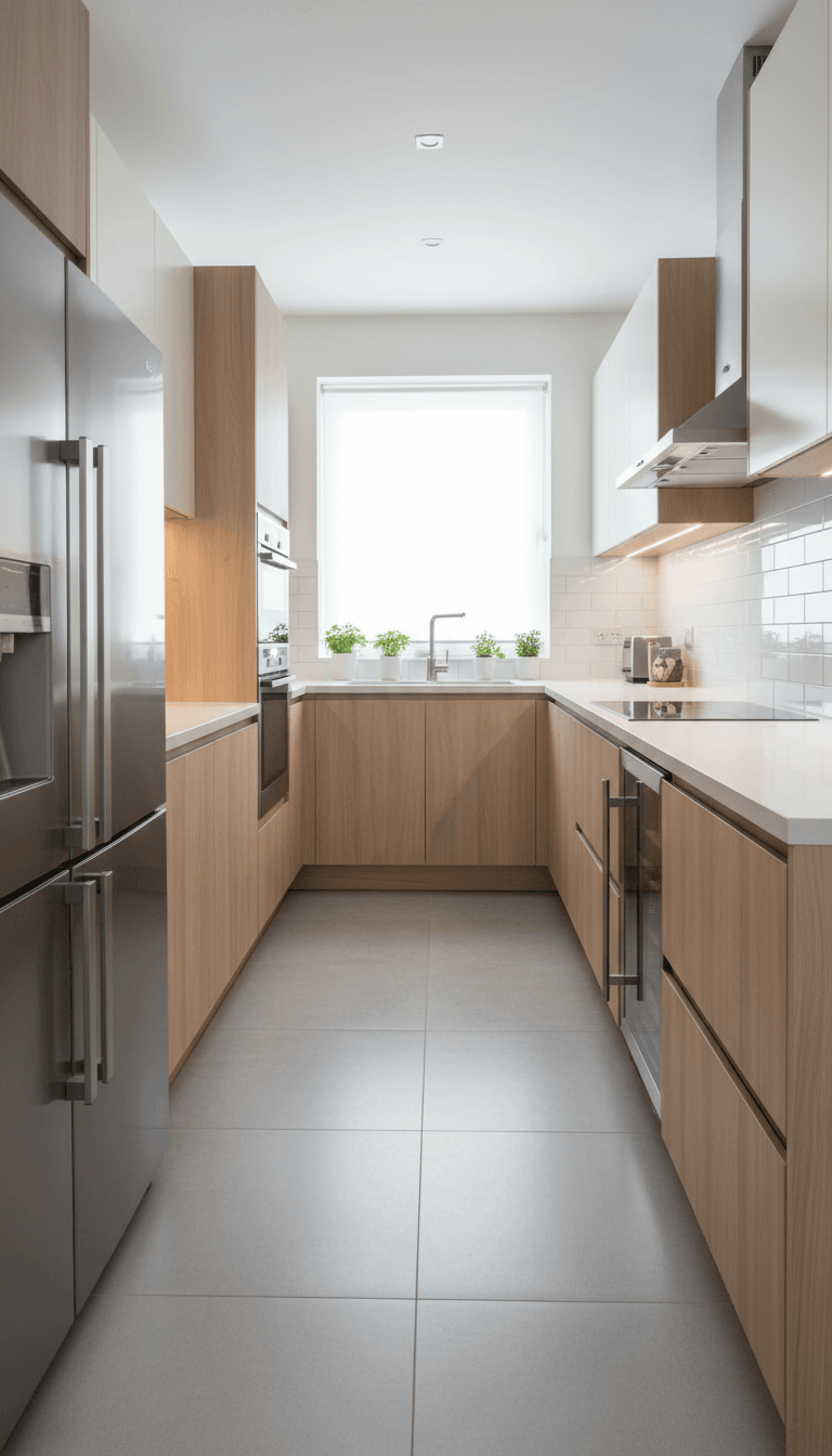 Chic Parallel (Galley) Modular Kitchen