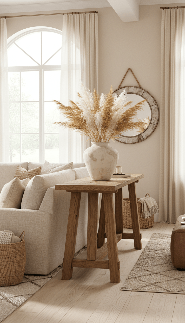 Dried Wildflowers and Pampas Grass