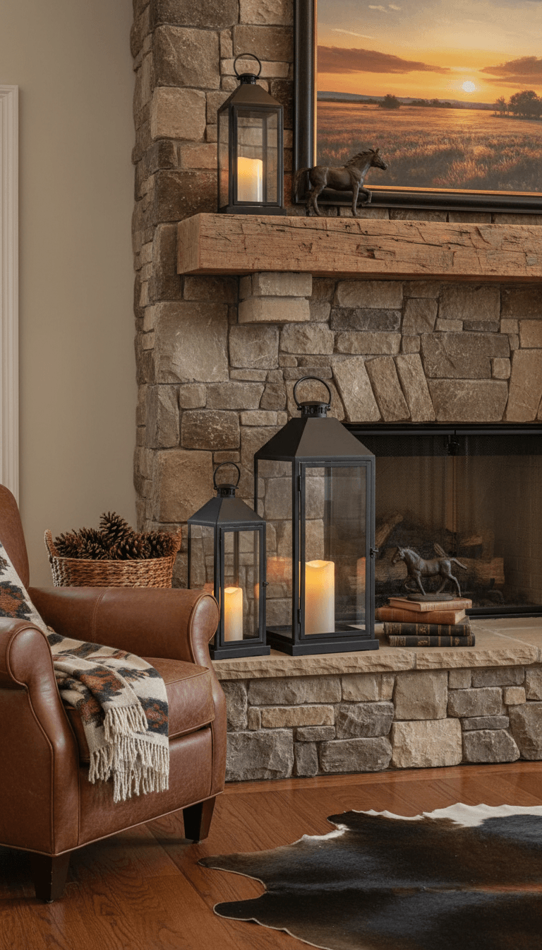 Lanterns and Old-Fashioned Candle Holders