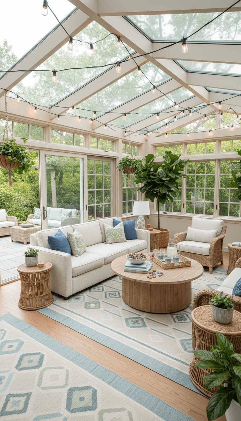 Indoor-Outdoor Entertaining Sunrooms: Social, Functional, and Versatile