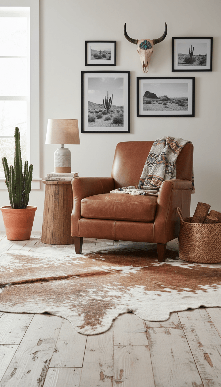 Faux Cowhide Rugs for Instant Western Drama