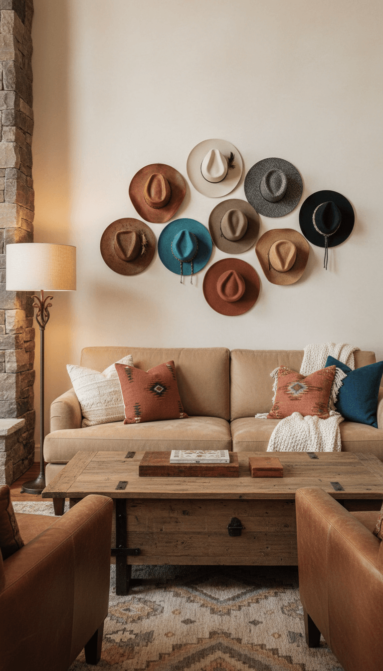 Cowboy Hat Display Wall