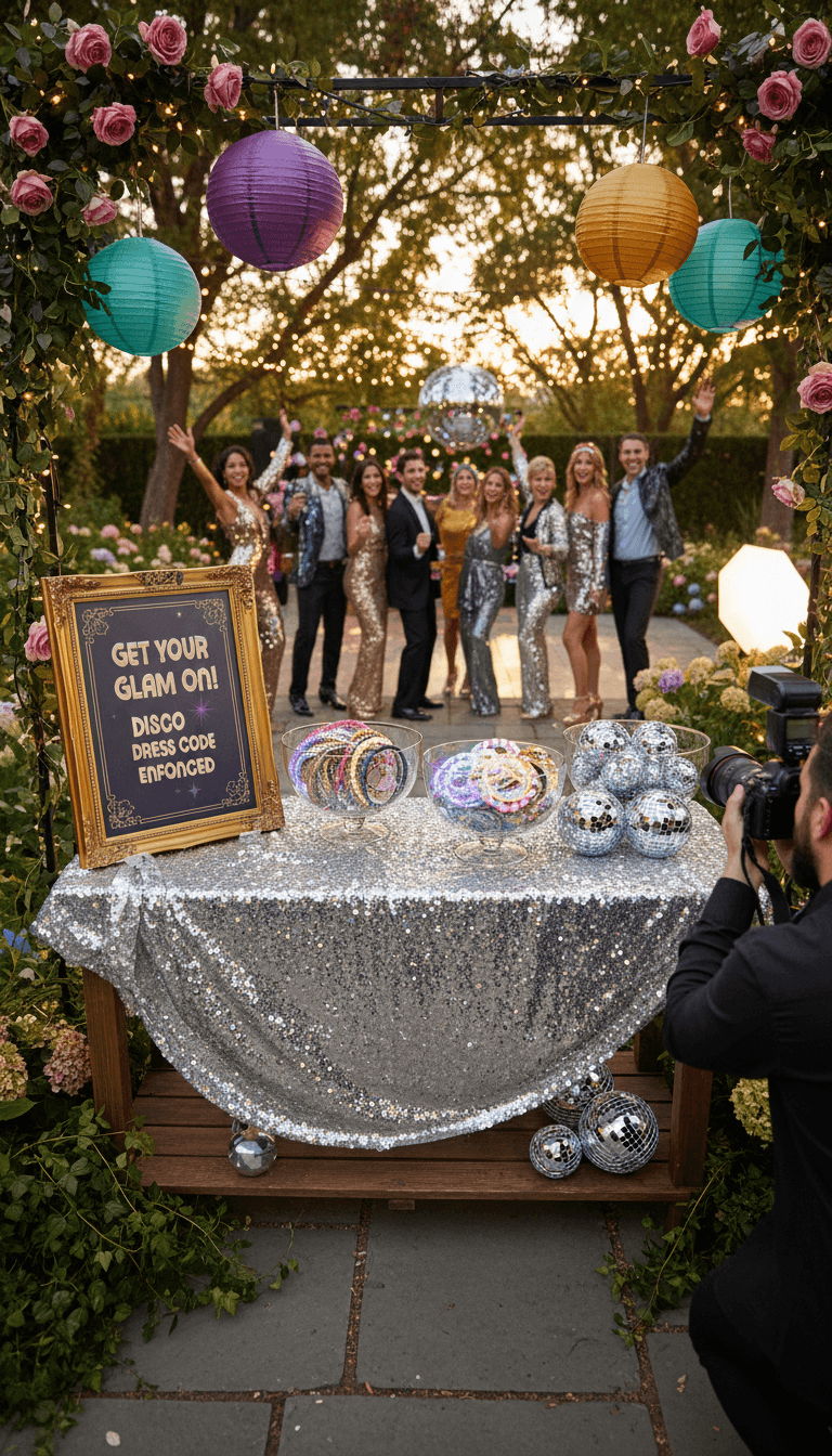 Embrace Disco Dress Code and Themed Party Favors
