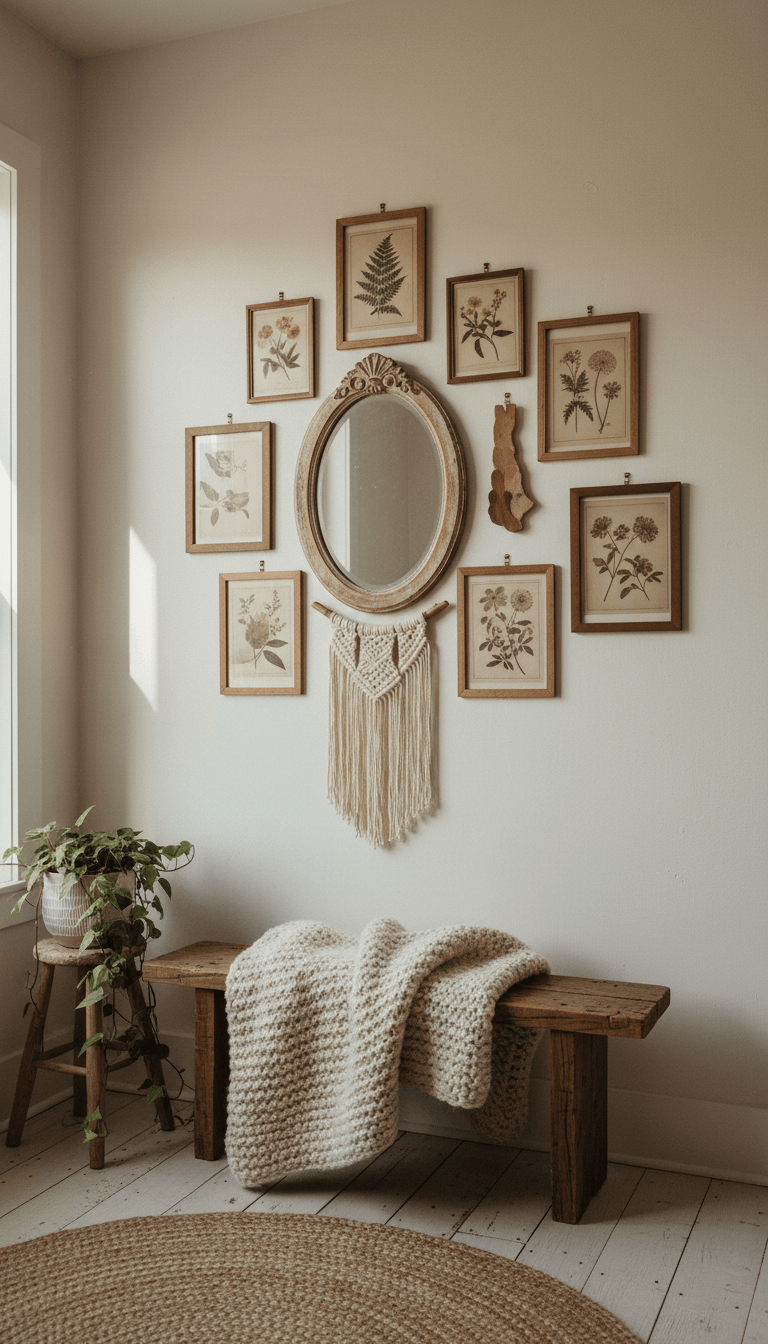 Hang Art and Mirrors with Vintage Vibes