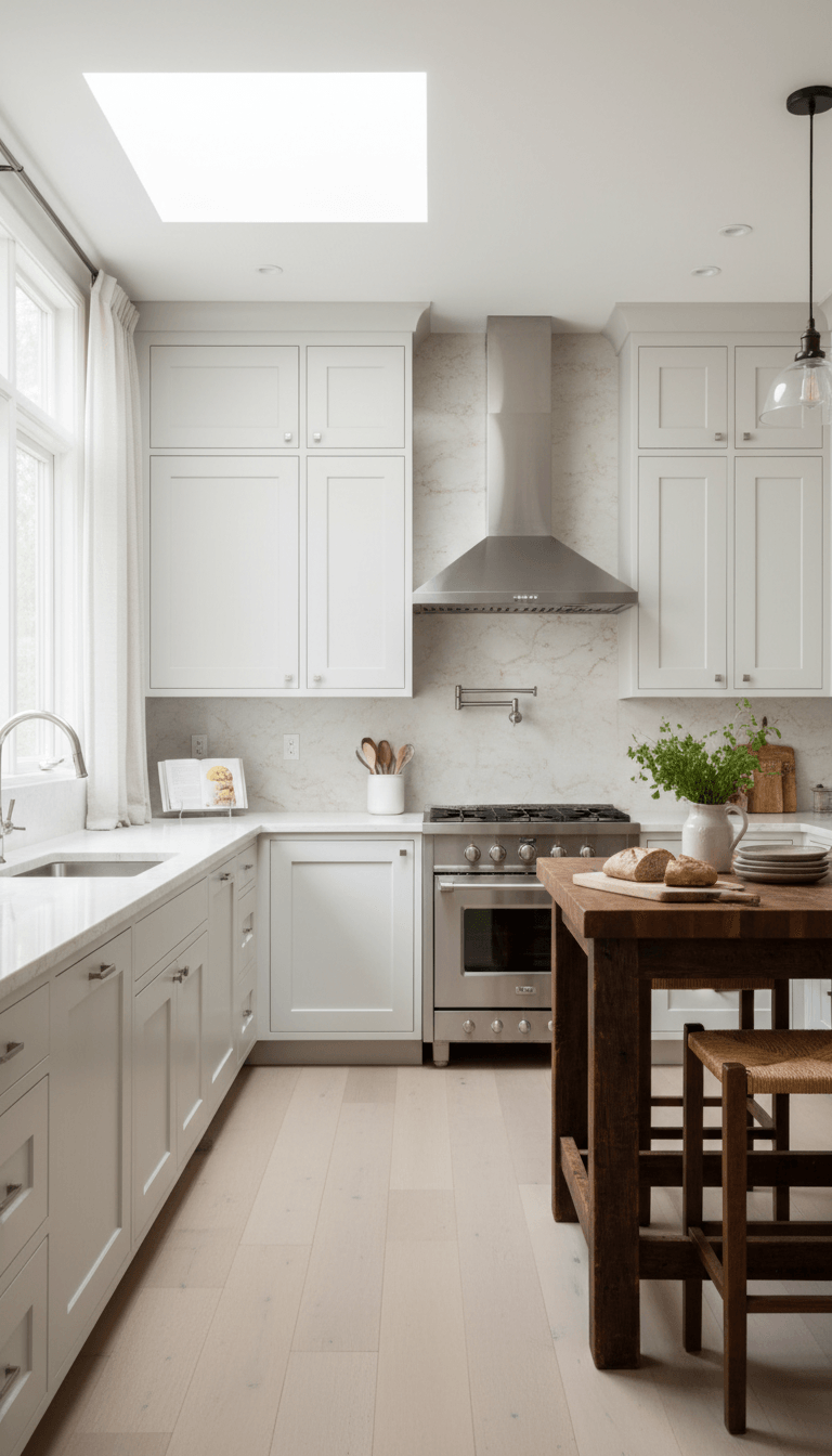 Single-Wall Kitchen That Doubles as a Feature Wall