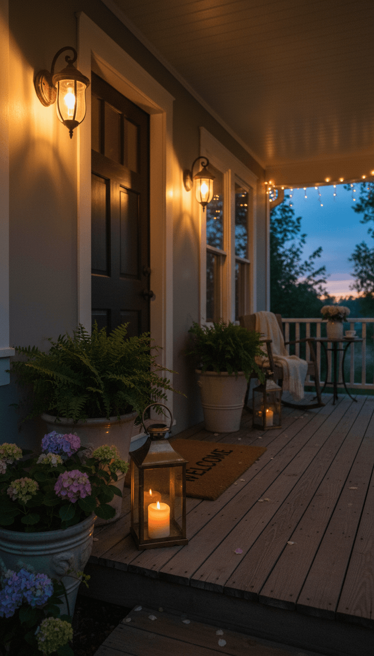 Warm It Up with Lighting and Thoughtful Details