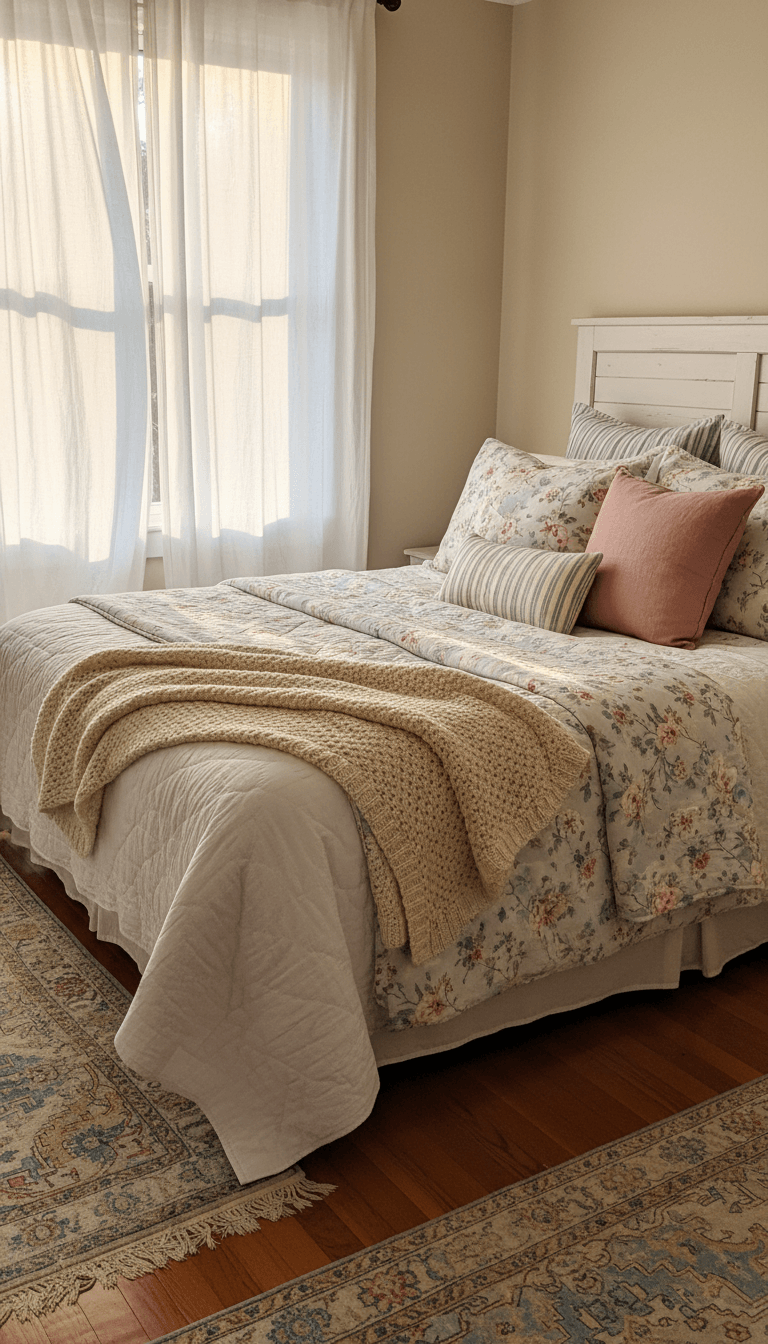 Layer Textiles Like a Storybook Bed