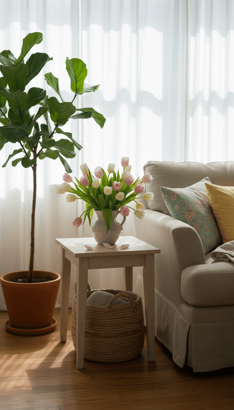 Add Natural Elements and Fresh Greenery