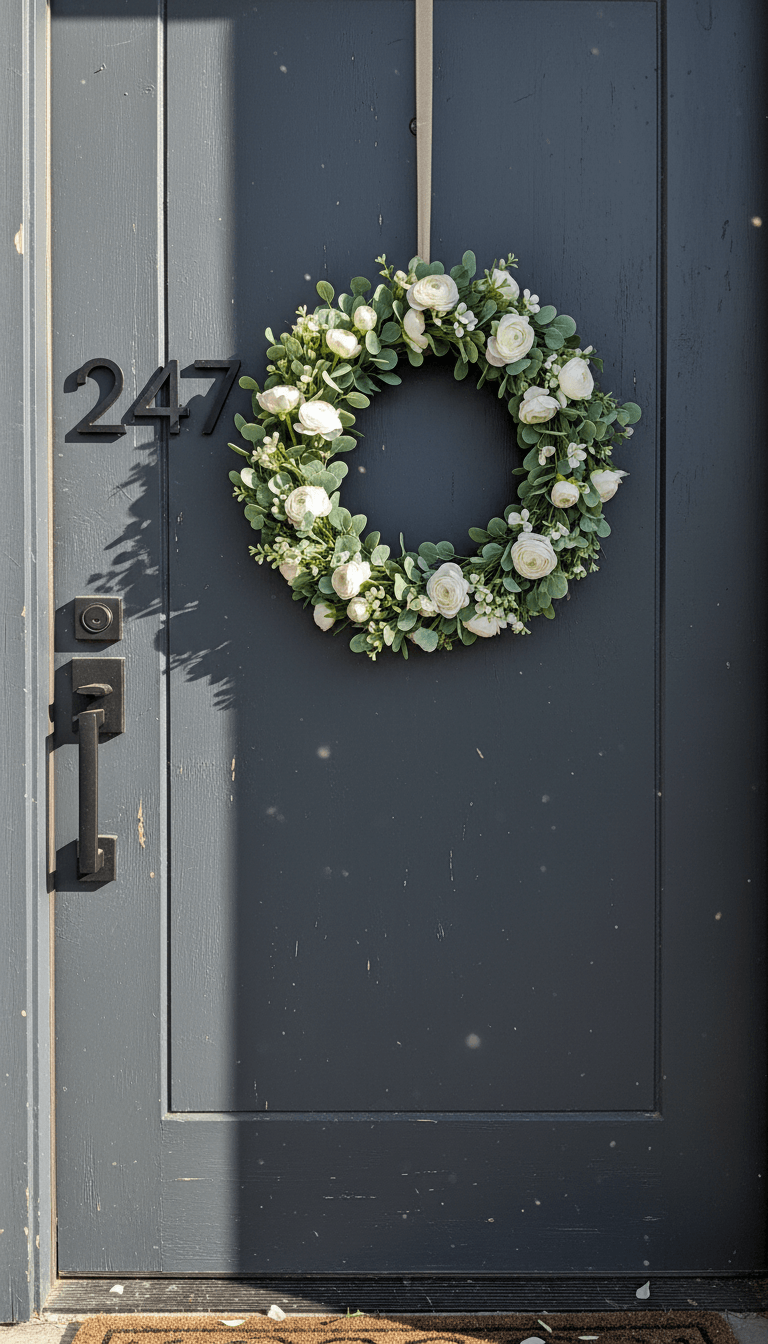 Style the Door: Wreaths, Hardware, and House Numbers