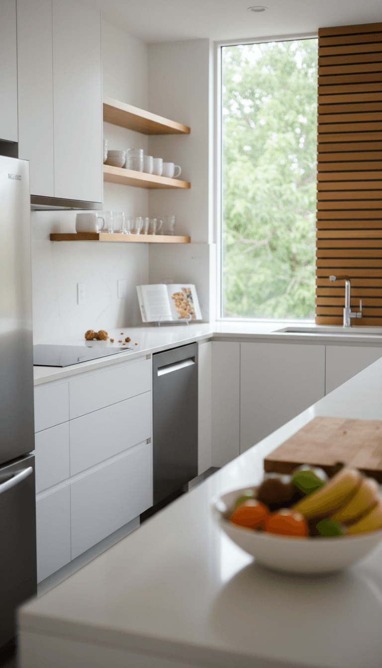 Classic Galley Kitchen With a Modern Twist