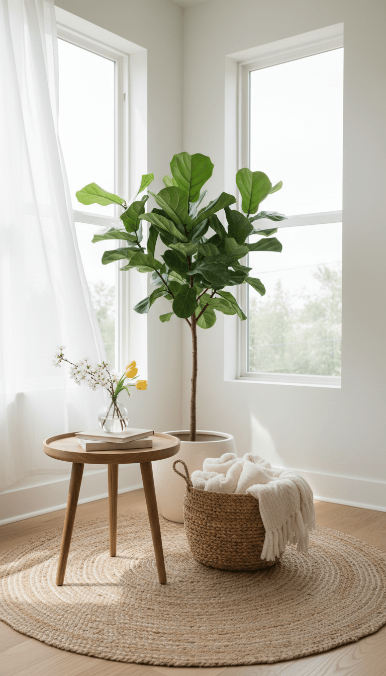 Bring the Outdoors In With Plants and Natural Elements