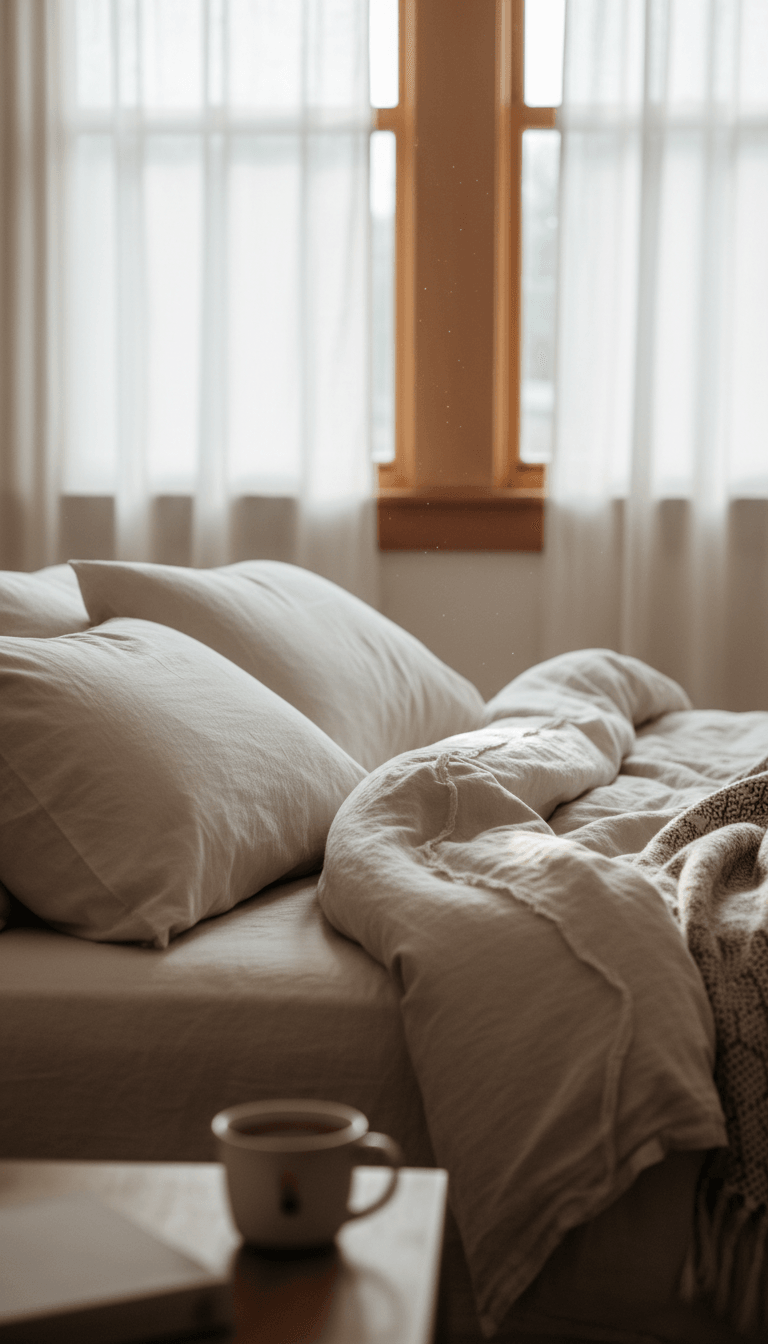 Soften the Room with Sheer Curtains