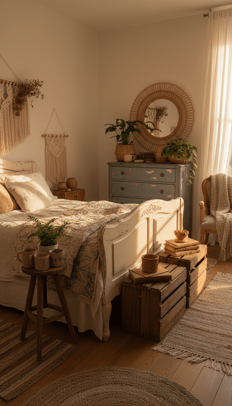 Mix Vintage and Handmade Furniture