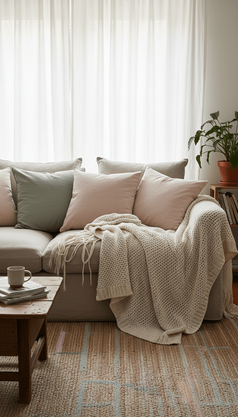 Use Textiles to Layer in Spring Color