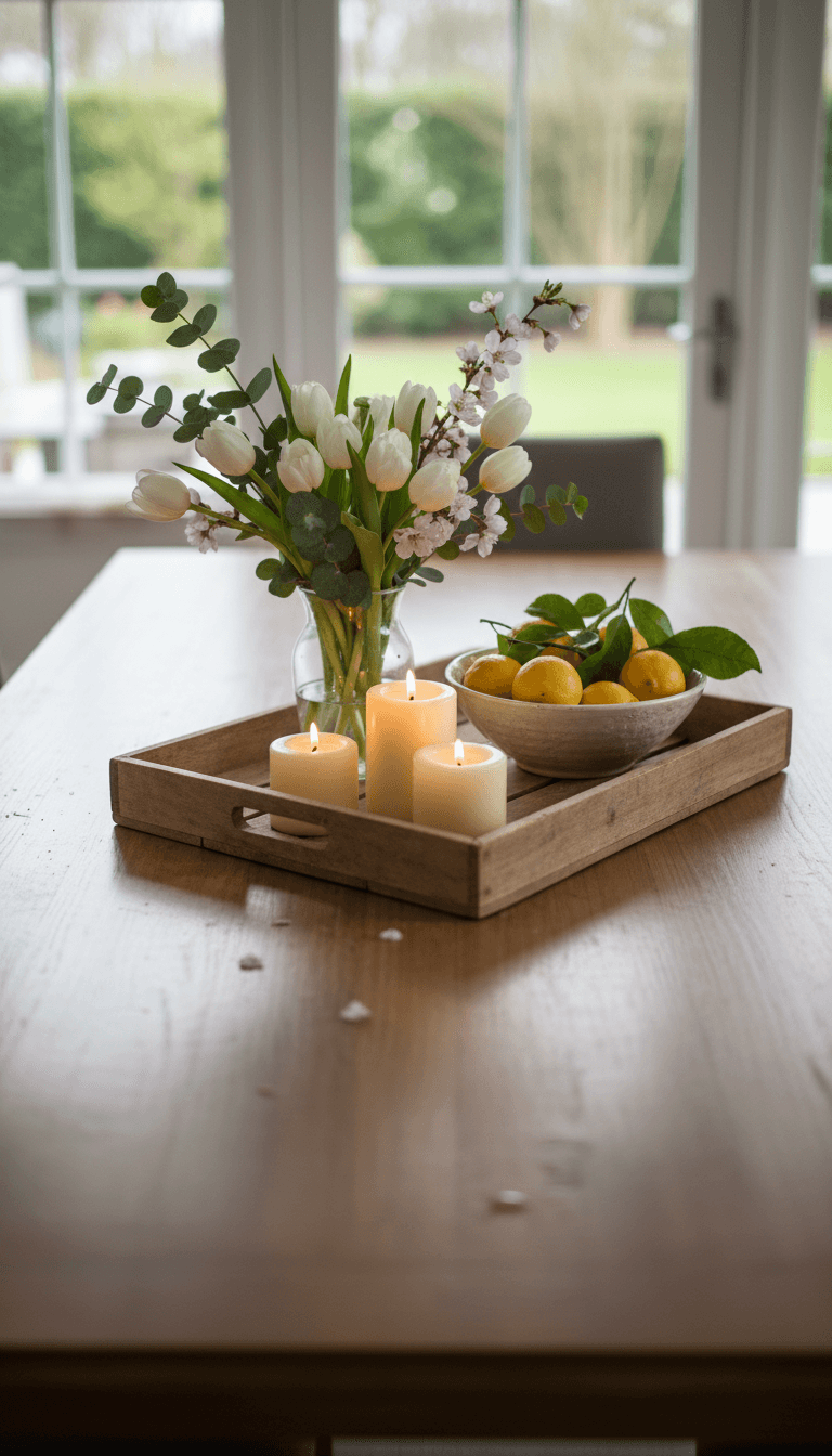 Keep the Centerpiece Simple and Practical