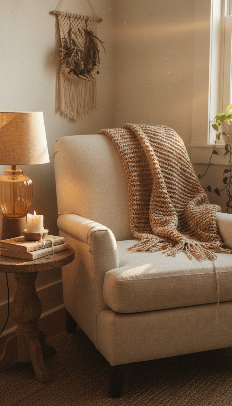 Create a Quiet Corner for Rest and Rituals