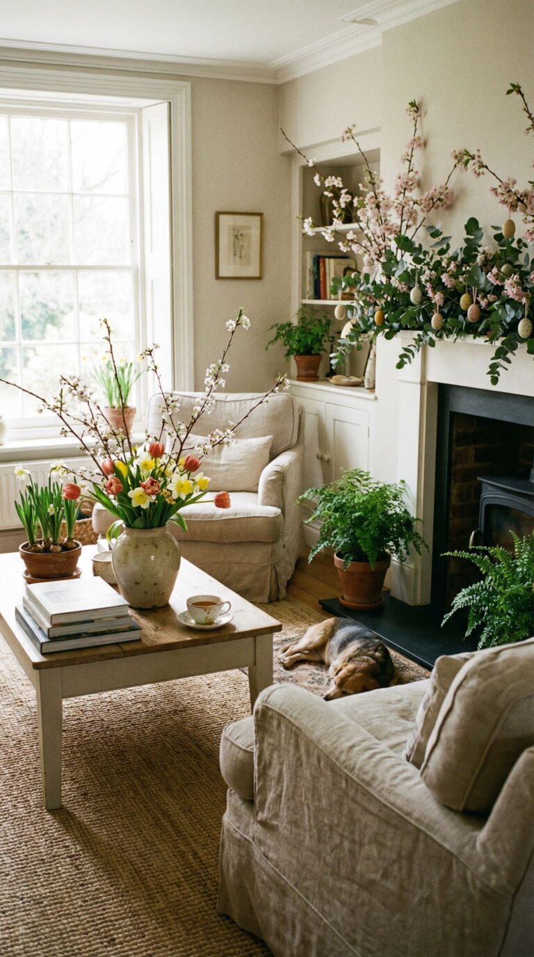 Spring Flower Decor Ideas That Make Your Living Room Feel Fresh