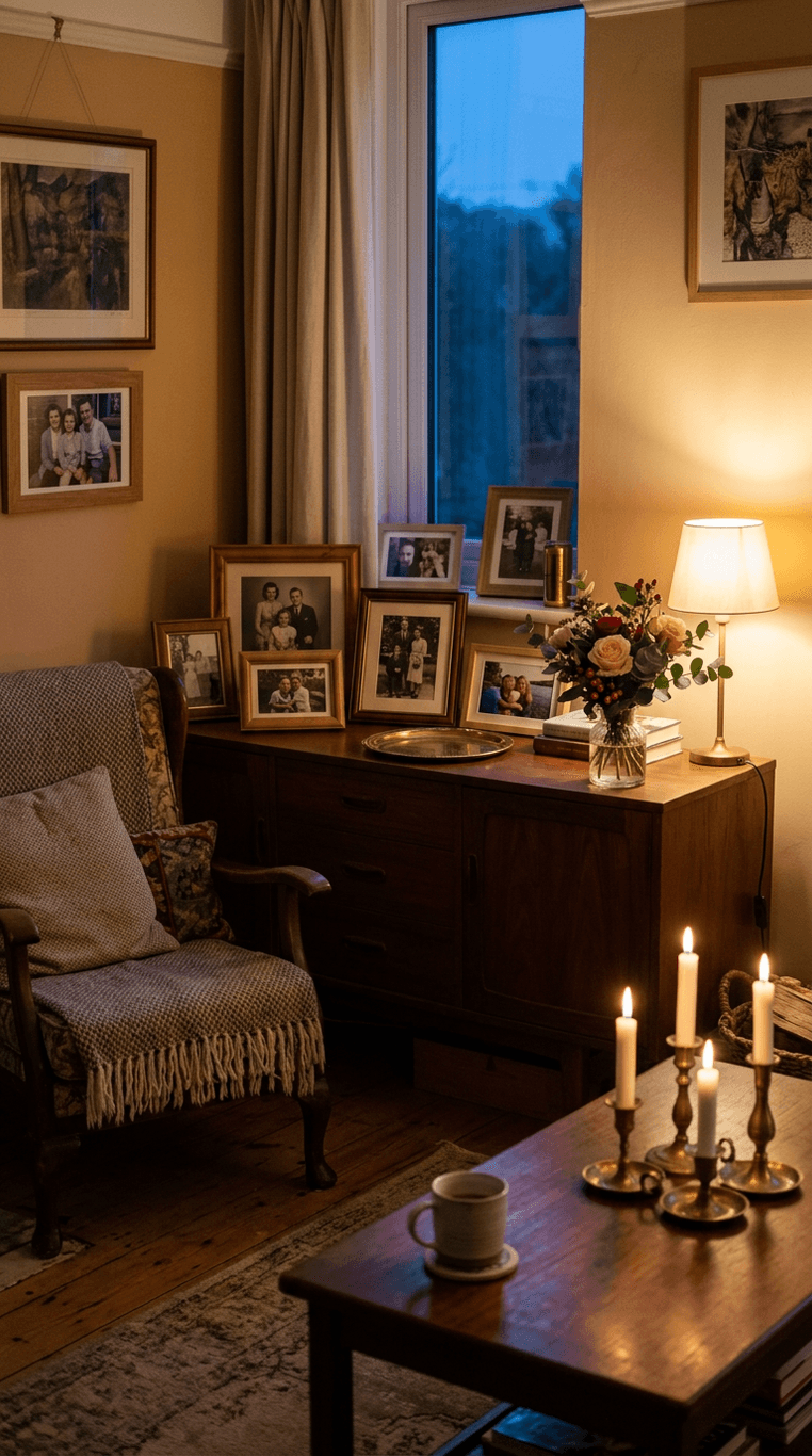 Add Warm, Sentimental Lighting and Finishing Touches