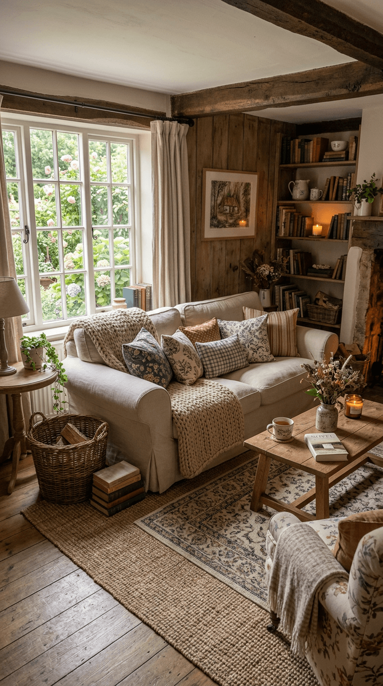 Layer Cozy Textures for That Cottage-Comfort Feel