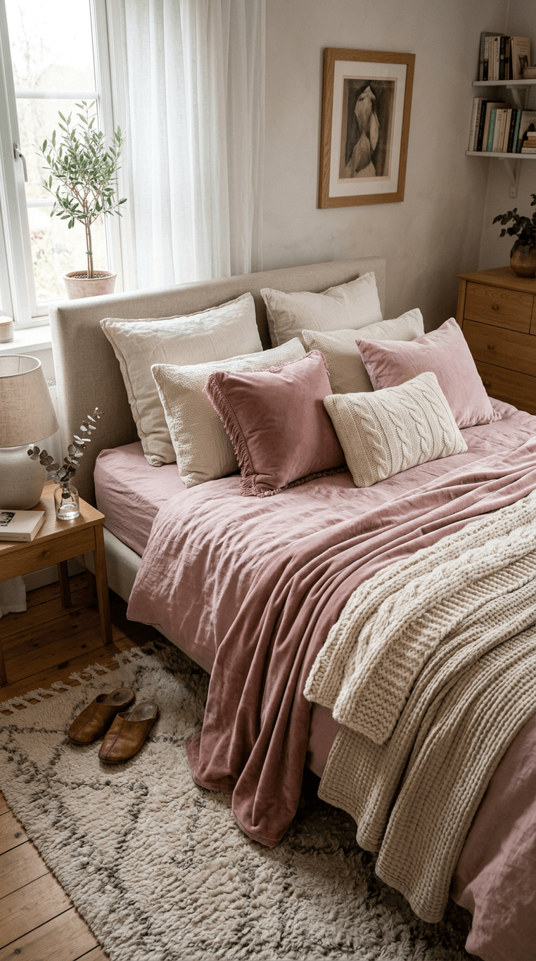 Layer Soft Textures for a Romantic Feel