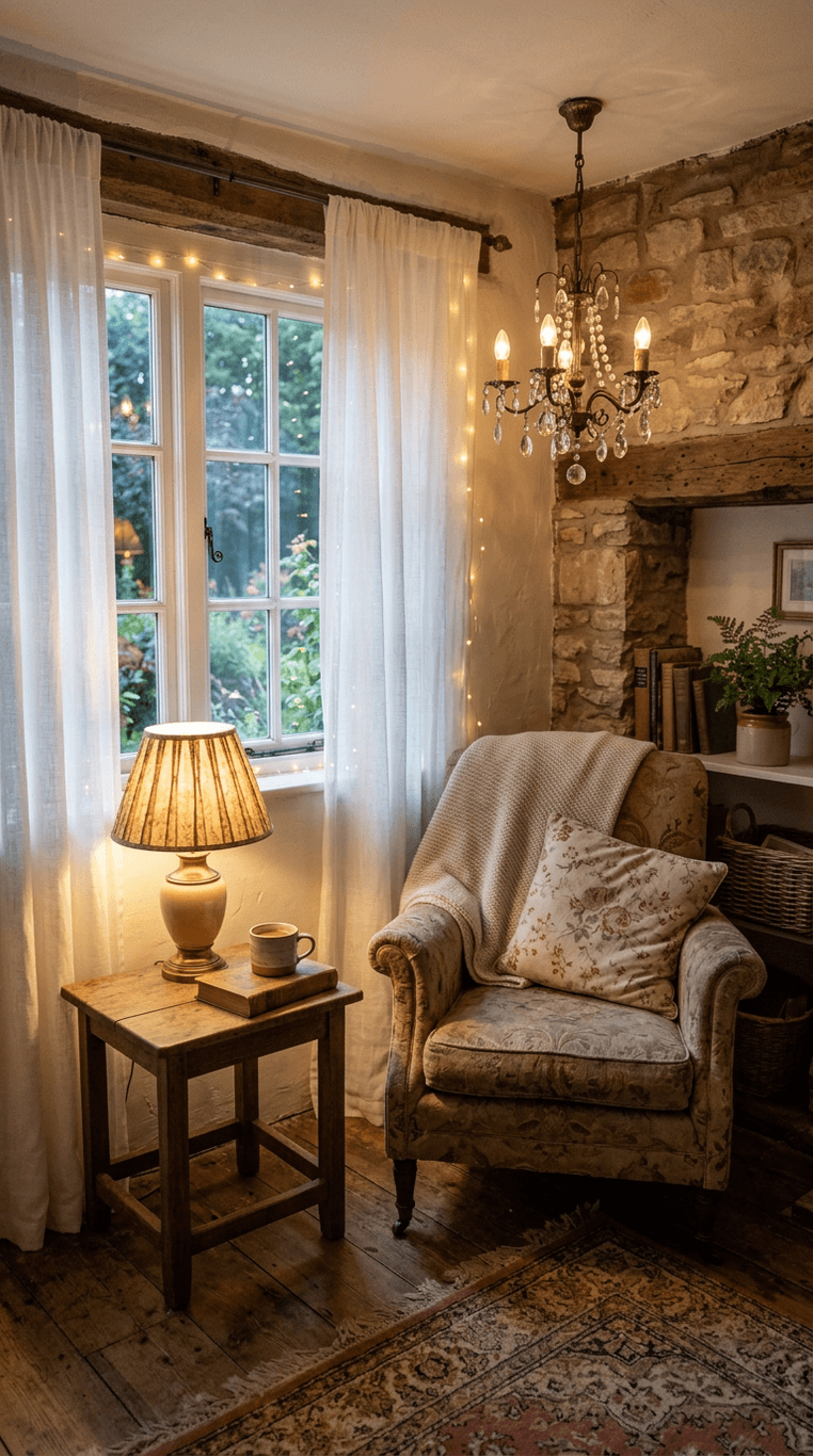 Soften the Light and Frame the Windows Like a Cottage