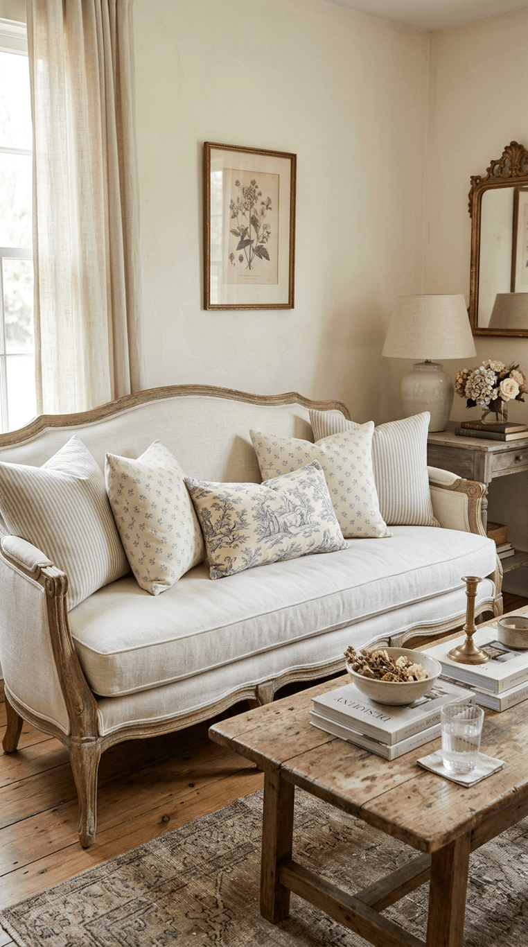 Add Pattern with Classic French Country Prints