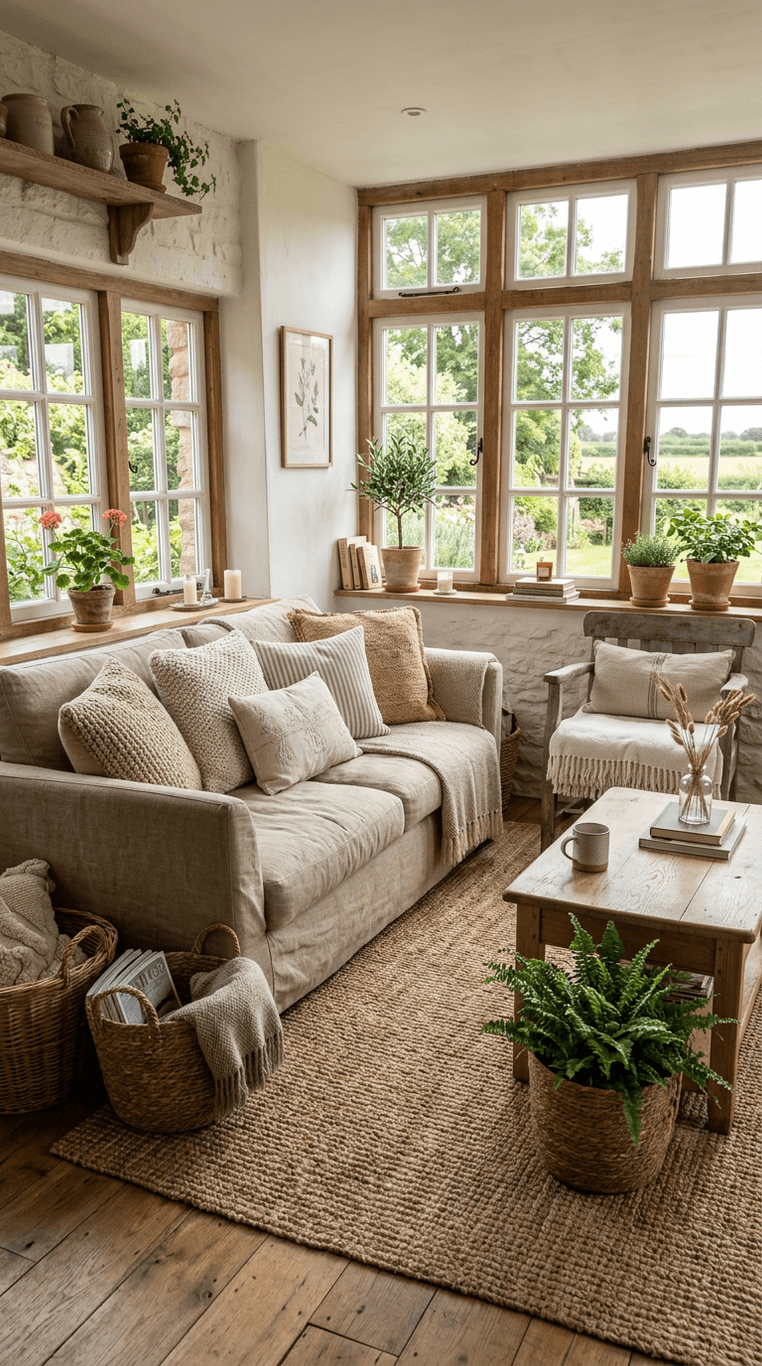 Layer Warm Textures, Natural Materials, and Soft Neutrals