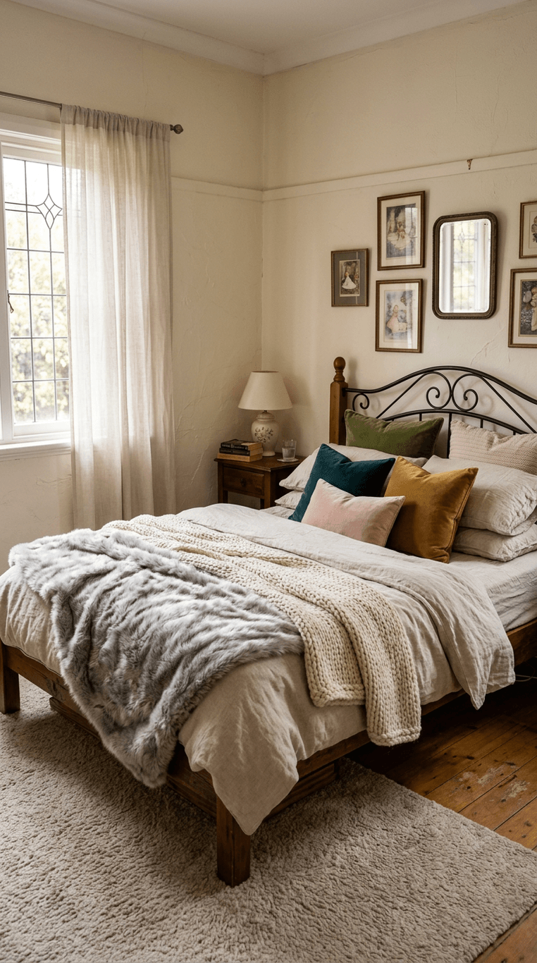 Layer Textures to Make the Room Feel Like a Cocoon