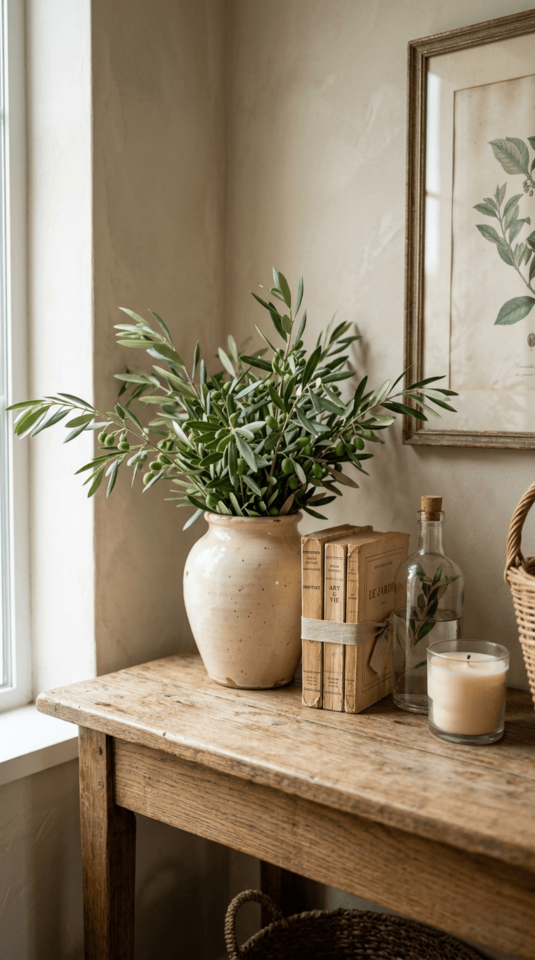 Add Subtle French Details and Botanical Life