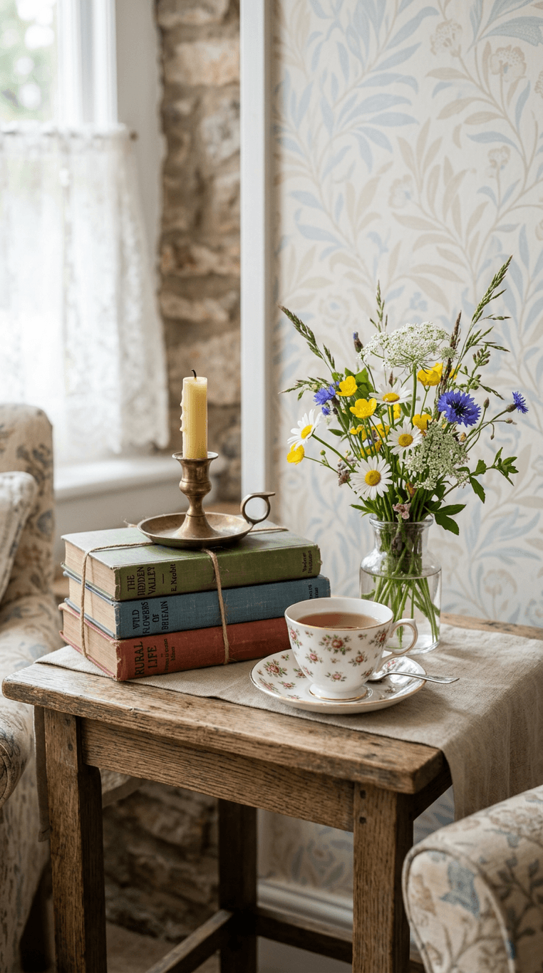 Add Whimsy with Delicate Patterns and Vintage Touches